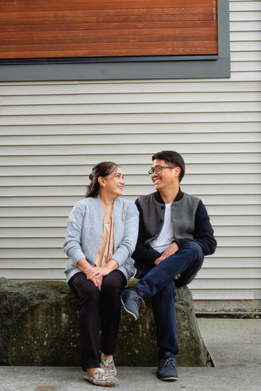 portrait of couple looking lovingly at each other