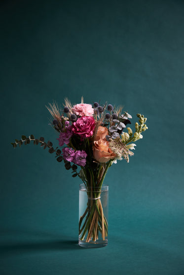 portrait of floral arrangement in natural light