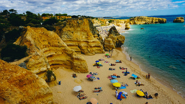 portugal beach cliffs