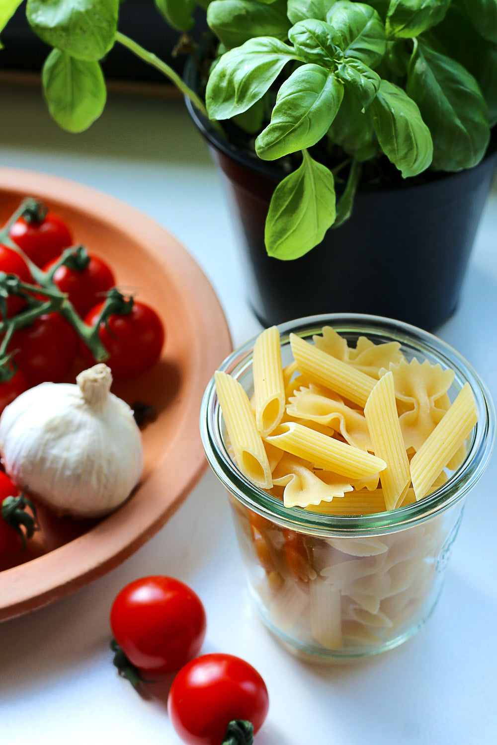 prepping for fresh pasta