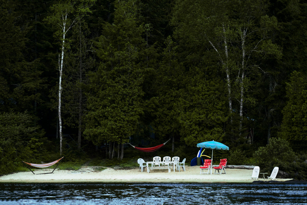 private beach