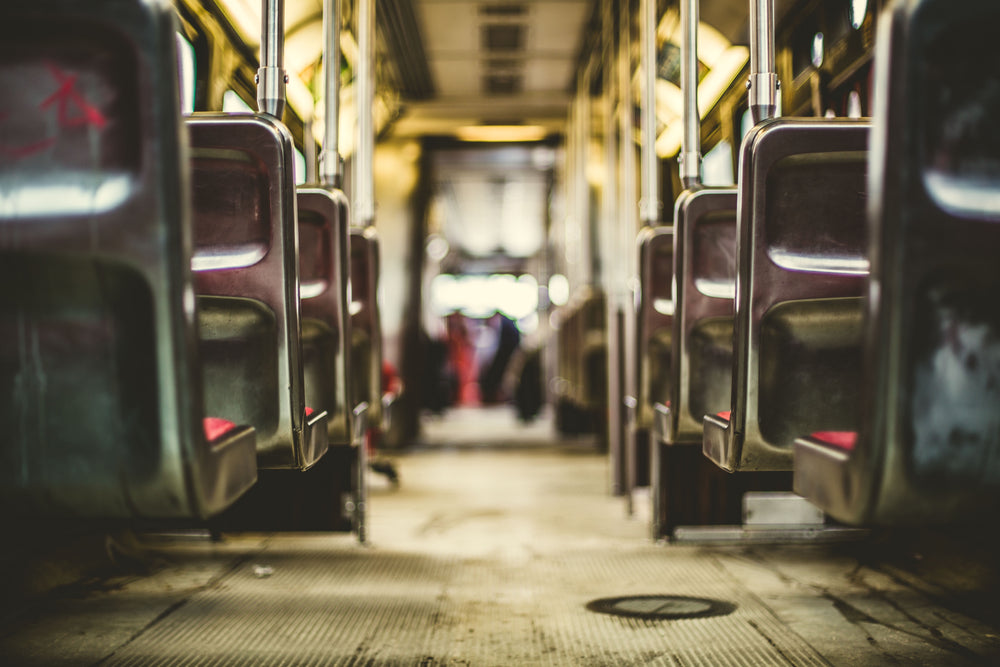 public transportation: bus seats