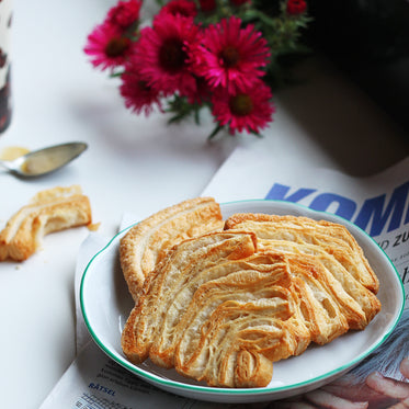 puff pastry plated