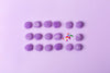 purple candy with sprinkles background