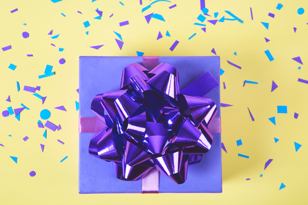 purple gift box