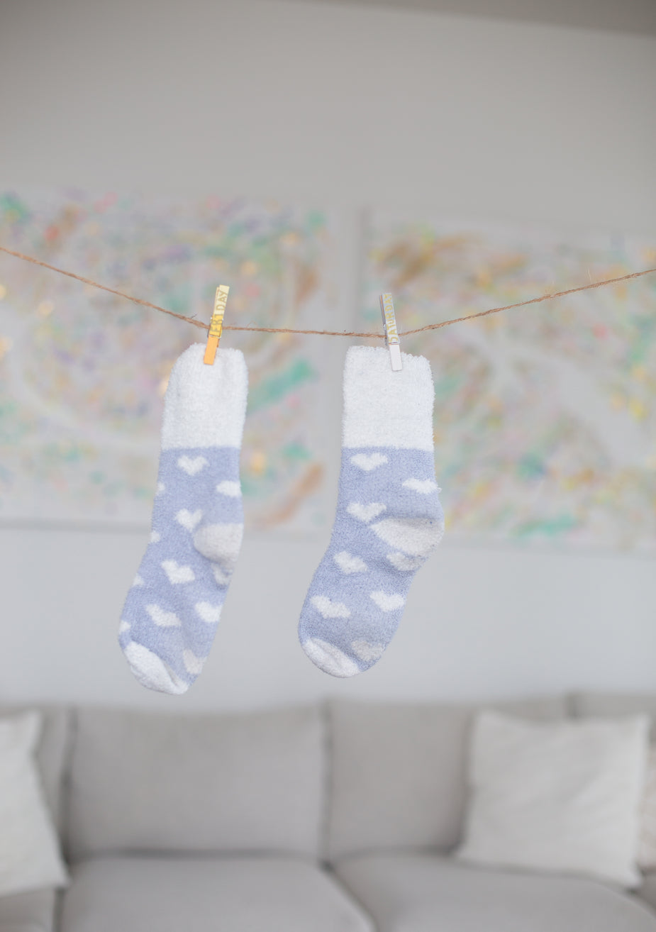 Free Stock Photo of Purple Socks On A Line — HD Images