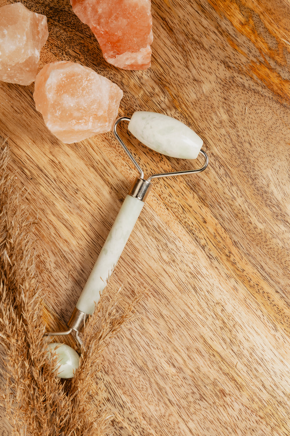 quartz roller on wood