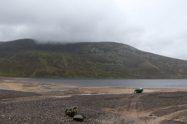 quiet lake and hills