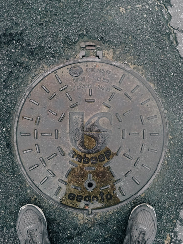Free Stock Photo of Rainhole Cover Pavement — HD Images