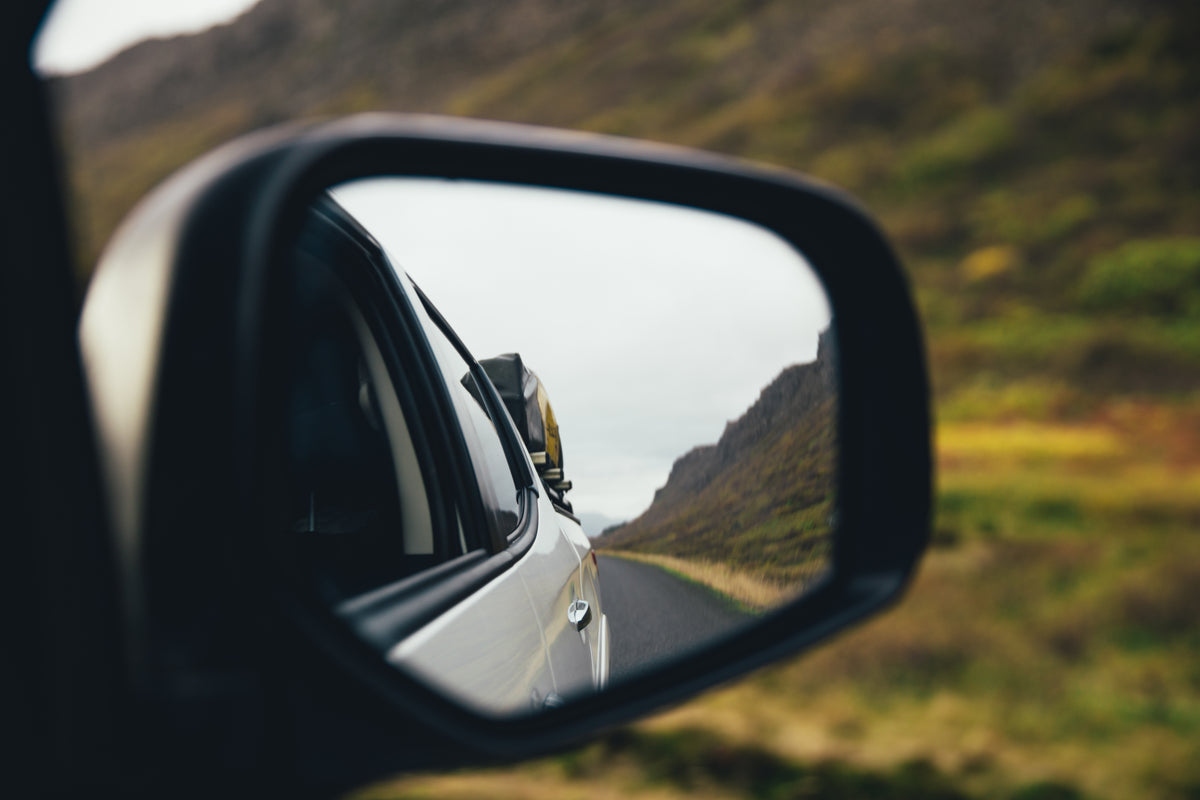 Free Rear View Mirror On Highway Image: Stunning Photography