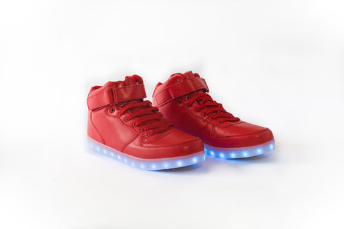red led shoes