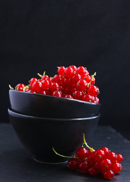 red currants in bowl