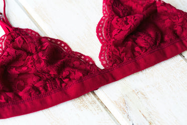 red lace undergarment