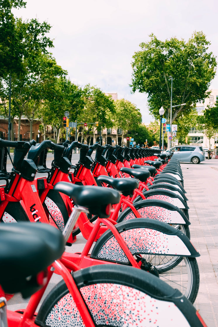 Red Public Bicycles