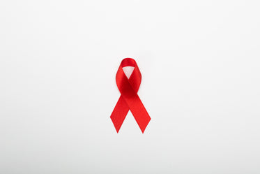 red ribbon centered