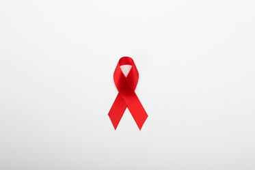 red ribbon centered