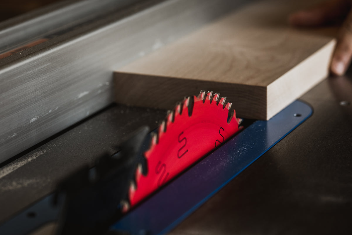 red table saw