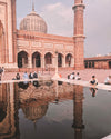 reflecting pool outside mosque