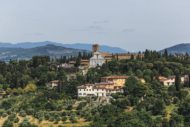 remote resort and cathedral