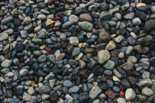textura de pedras coloridas