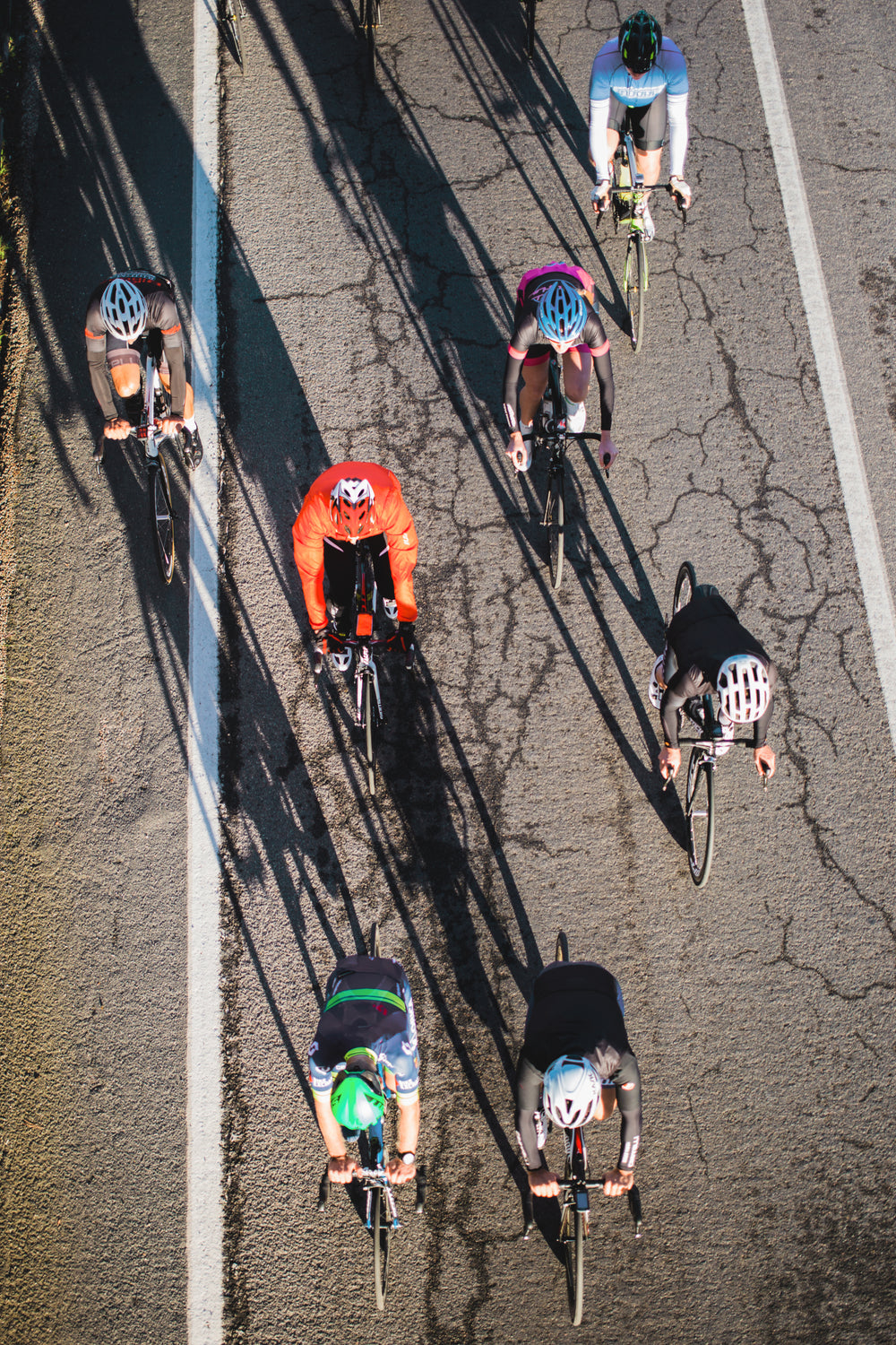 road race from above
