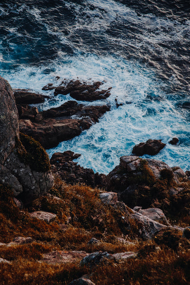 rock cliff view