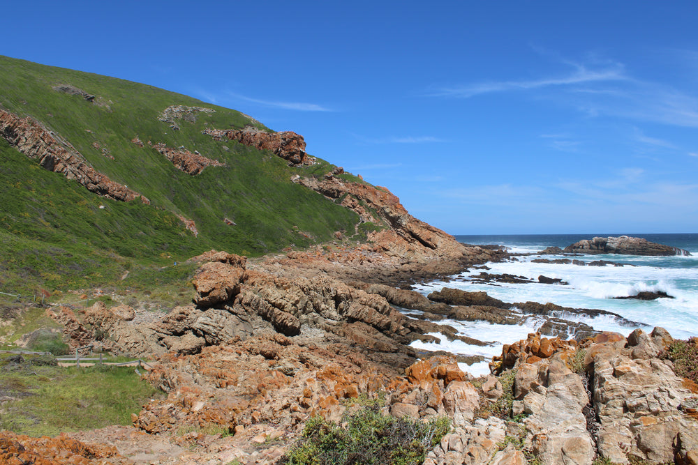 rocks meet waves