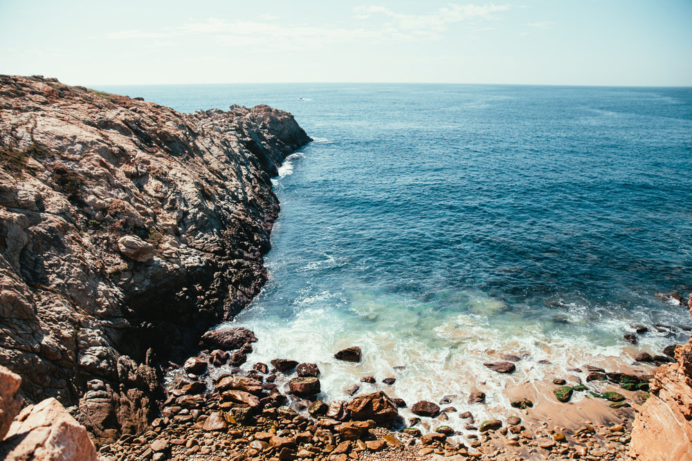 rocky seaside beach