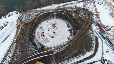 roller coaster park closed for winter