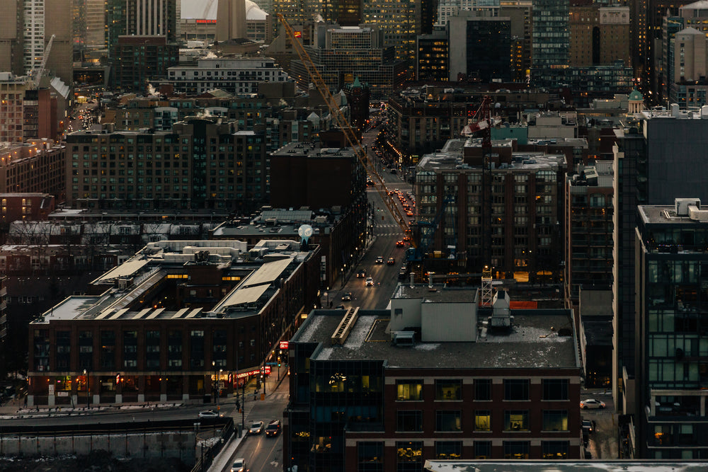 rooftop city view