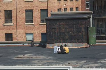 rooftop eclipse watch