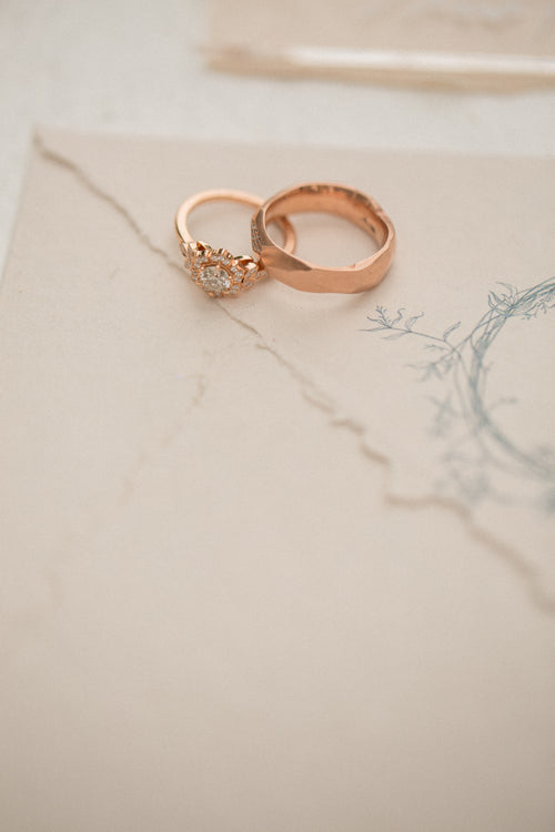 rose gold wedding ring