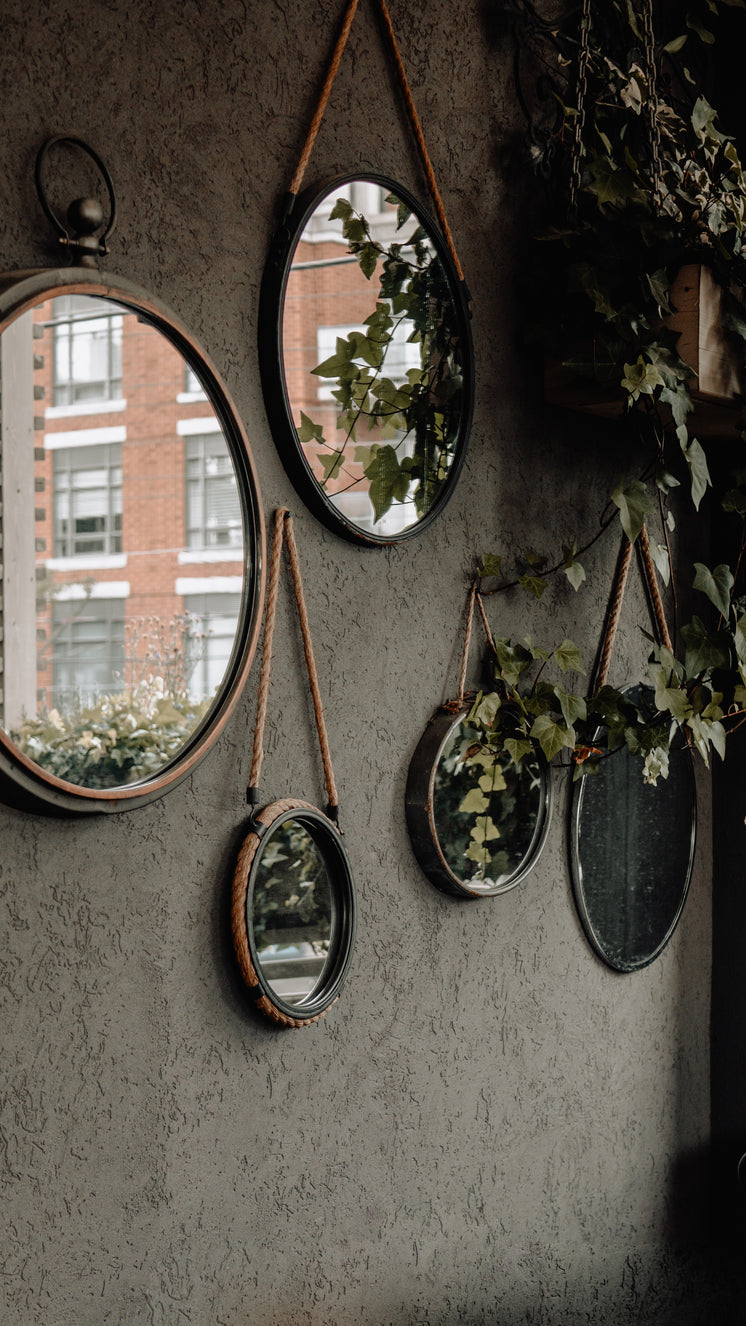 Round Mirrors On Wall