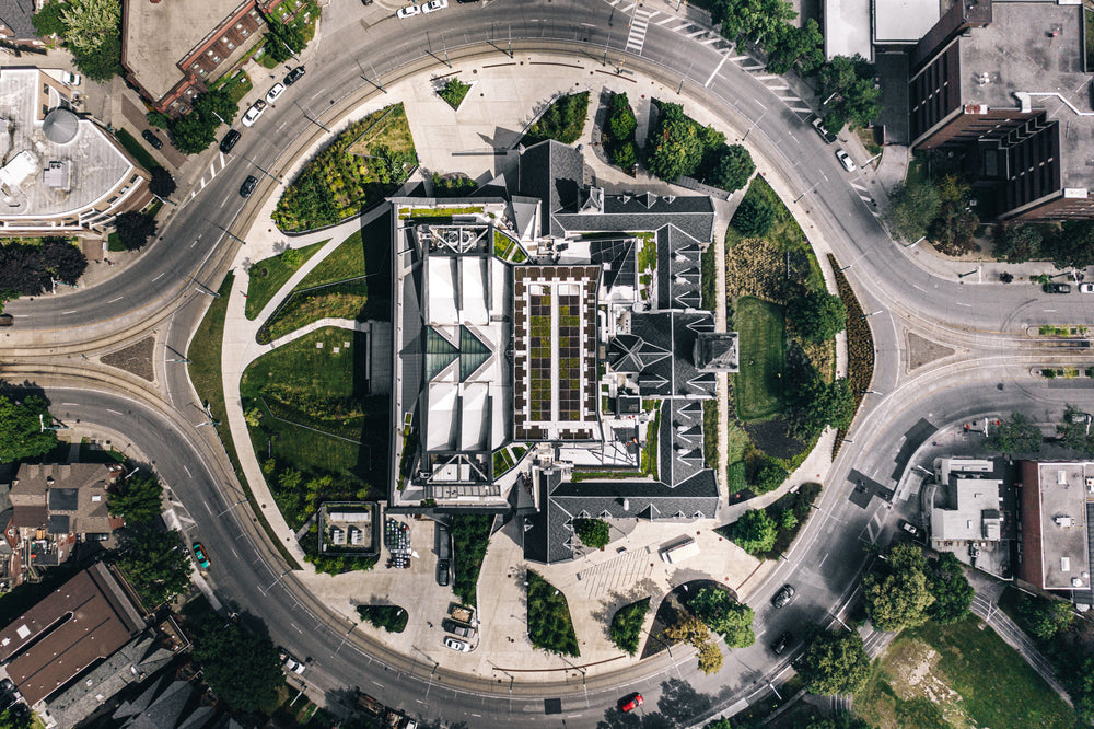 round road from above