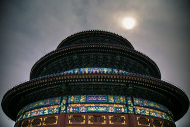 round temple with detailed decor