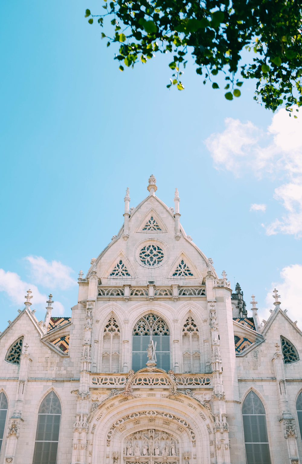 royal monastery of brou in summer