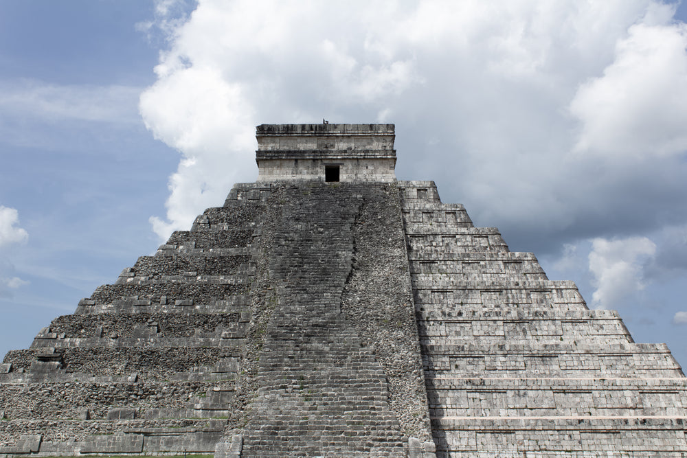 ruined steps of ancient pyramid