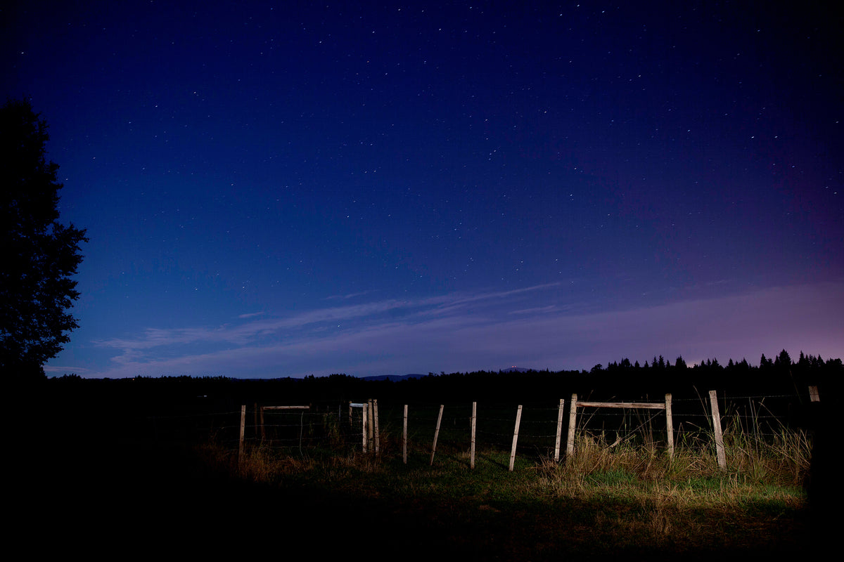 rural night sky