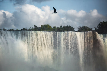 rushing water cascading over niagara falls