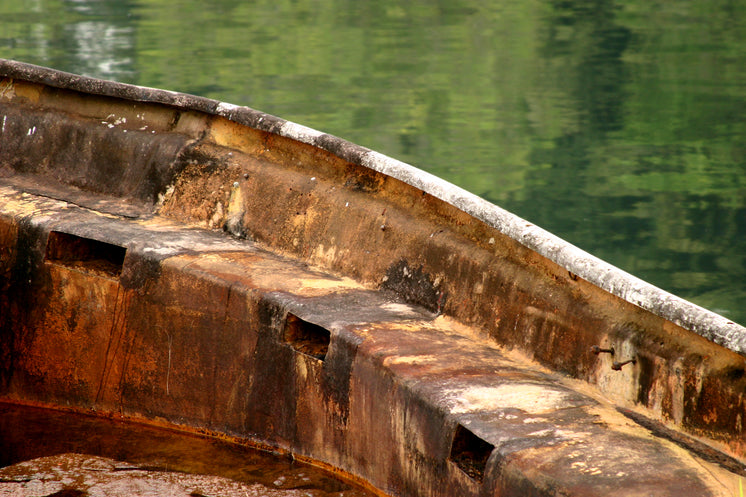 Rusted Metal In Water