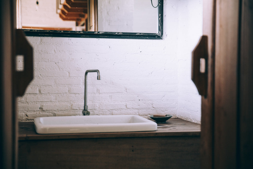 rustic bathroom sink