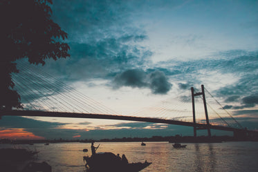 sailing at dusk