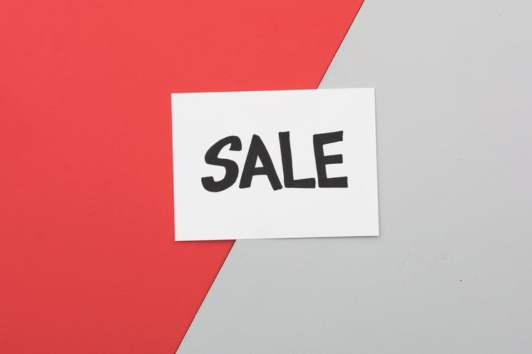 Sale Sign On Angled Pink Gray Background