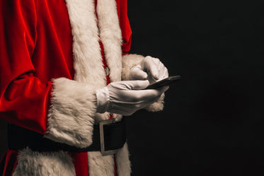 santa checks his phone