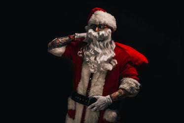 santa in the dark