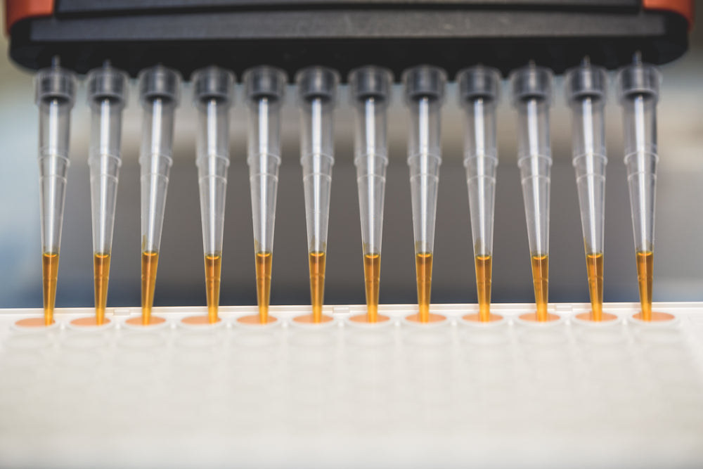 science lab pipettes for genome research