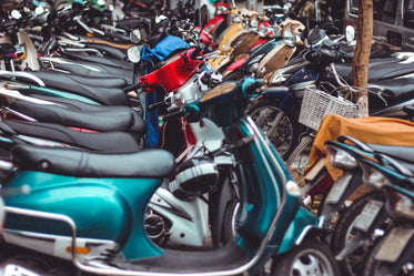 scooter parking rows