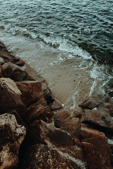 seawater on cement platform