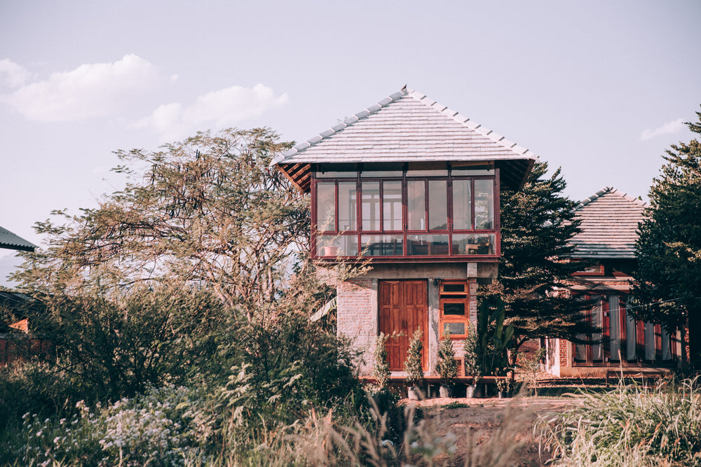 secluded home in wilderness