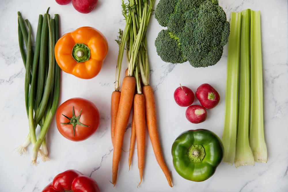 selection of fresh veg